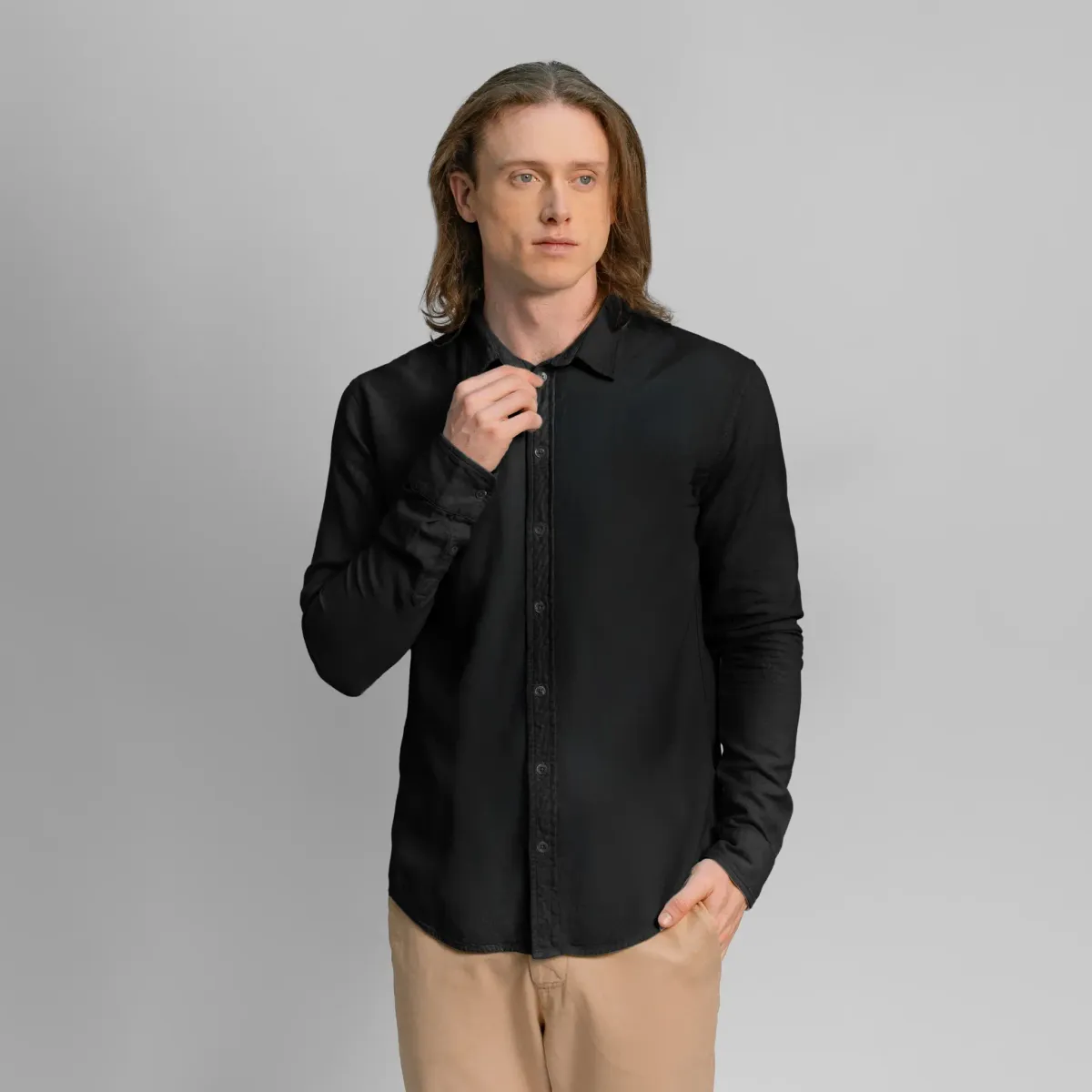 Men’s Organic Pima Cotton Classic Shirt - Lightweight 3