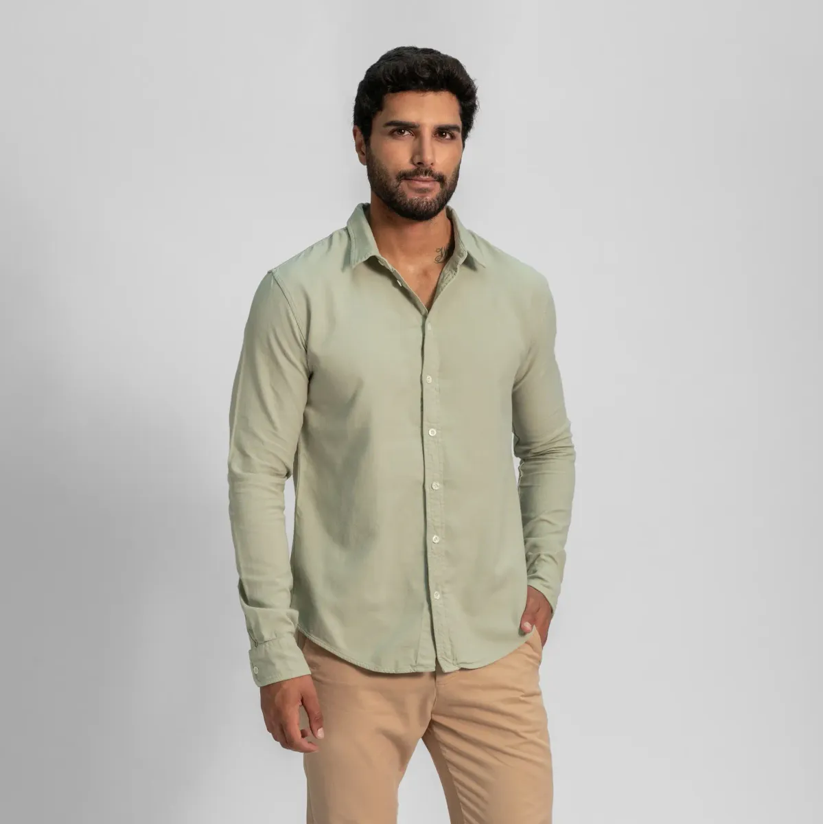 Men’s Organic Pima Cotton Classic Shirt - Lightweight 4