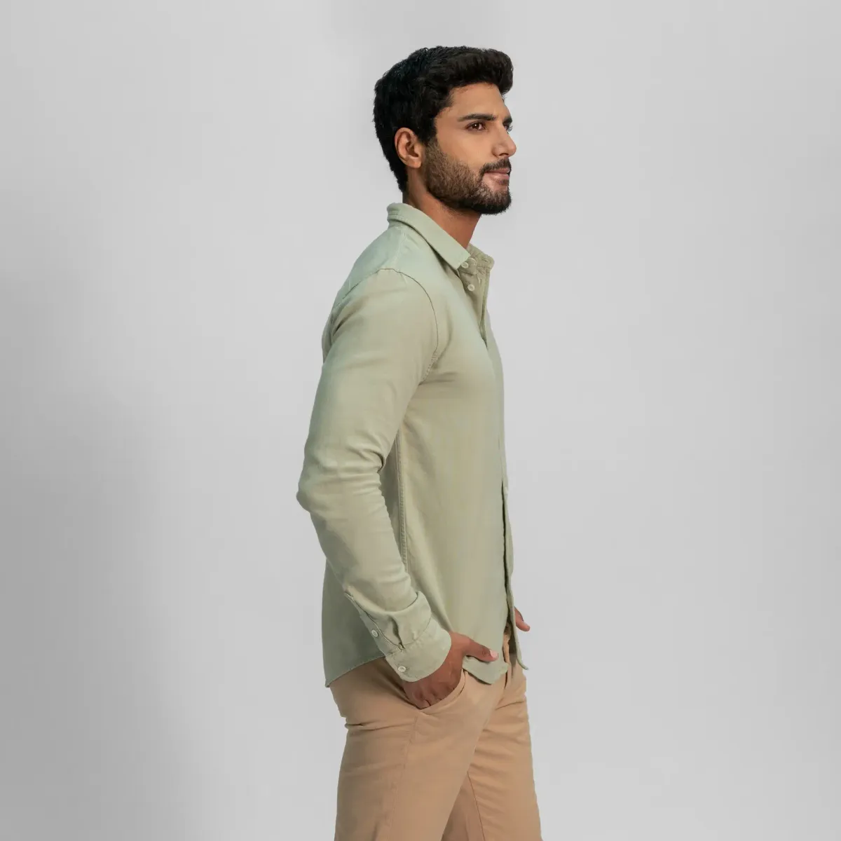 Men’s Organic Pima Cotton Classic Shirt - Lightweight 5