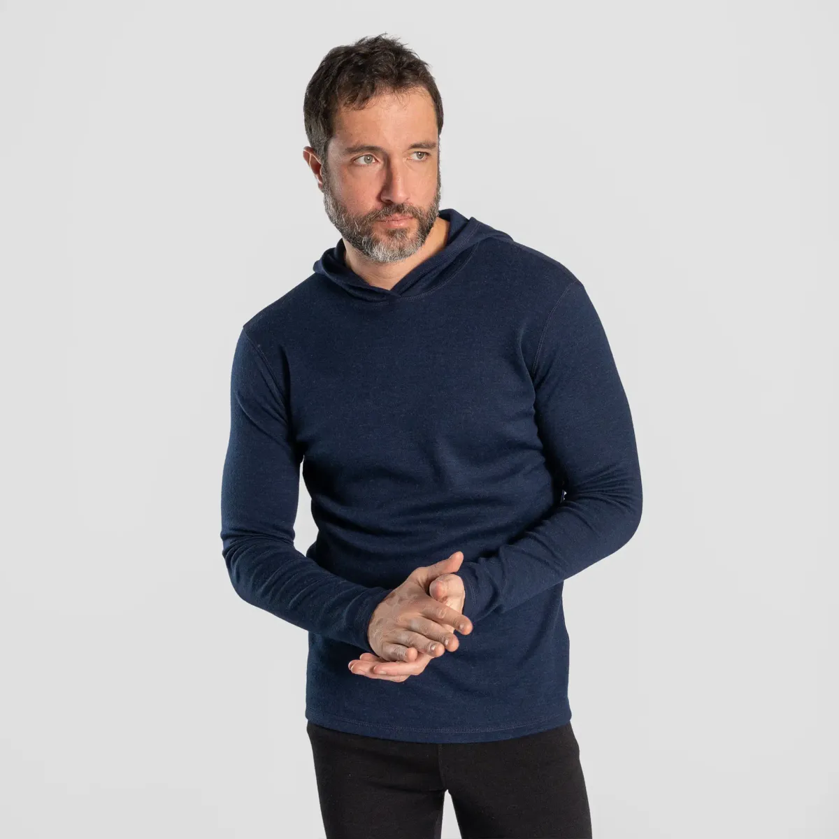 Men's Alpaca Pullover Hoodie 26