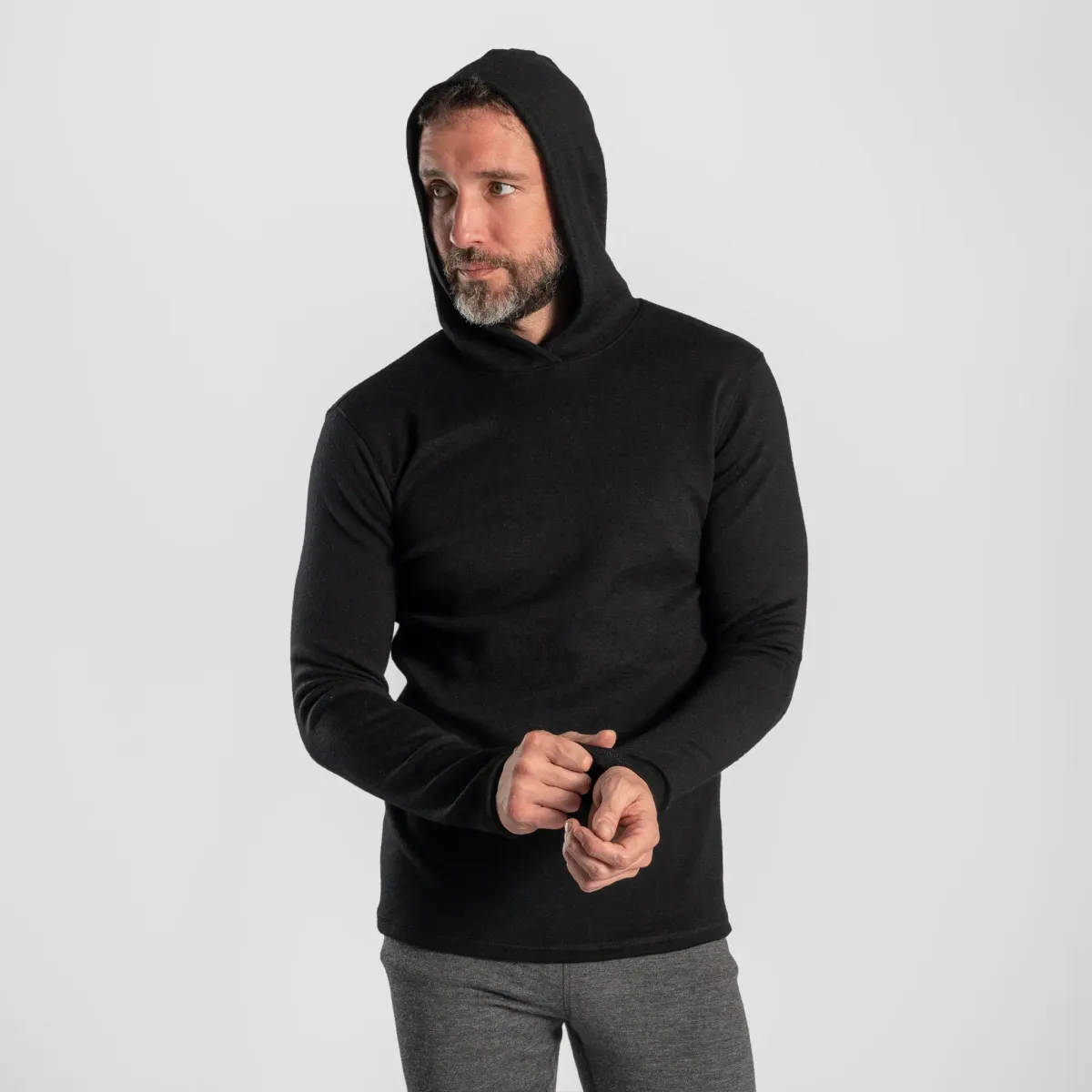 Men's Alpaca Pullover Hoodie 7