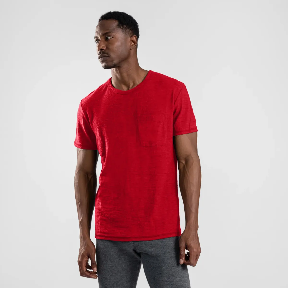 Men's Alpaca Travel Pocket T-Shirt 17