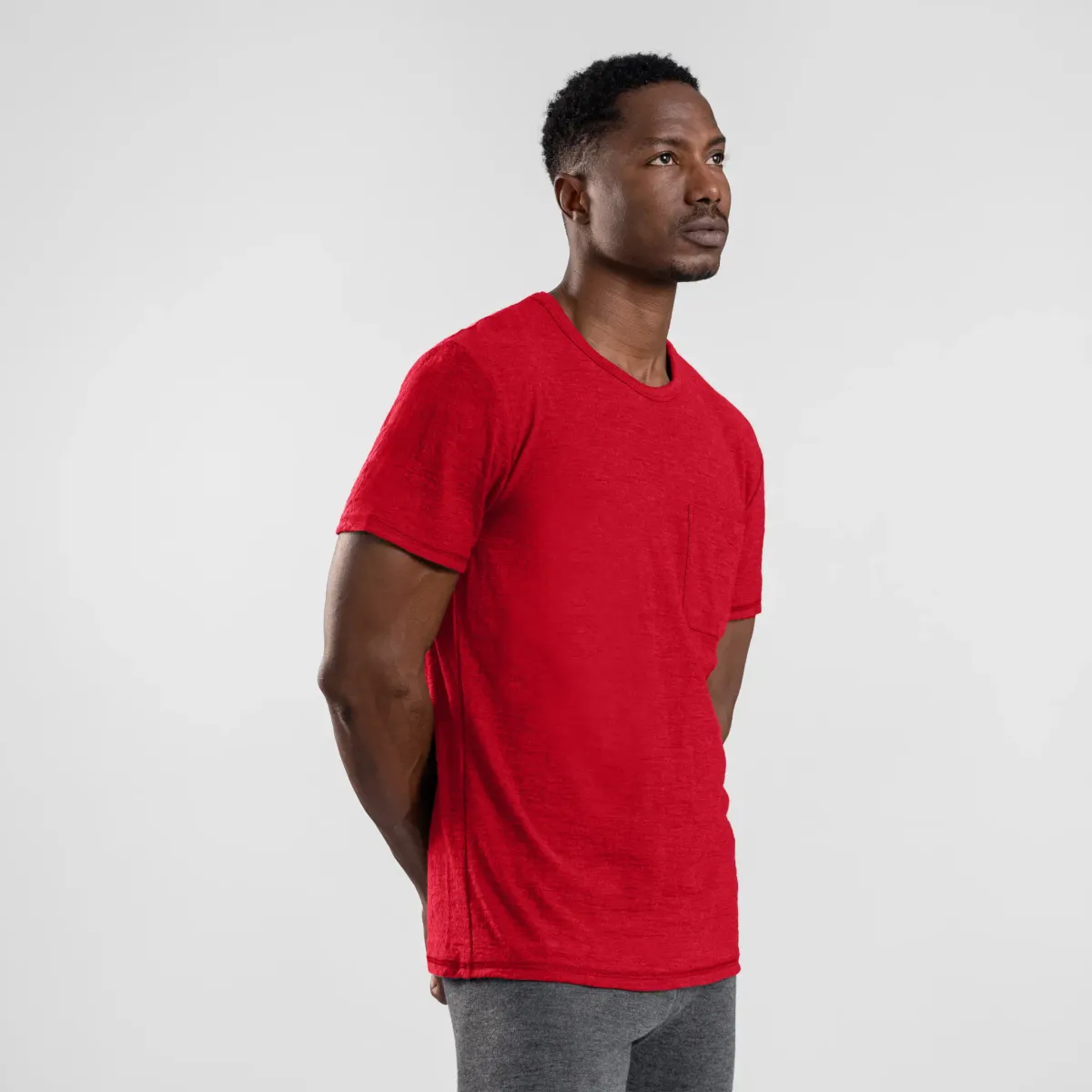 Men's Alpaca Travel Pocket T-Shirt 18