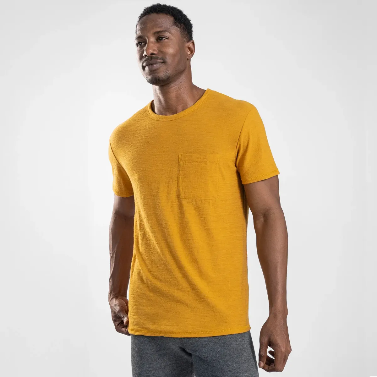 Men's Alpaca Travel Pocket T-Shirt 22