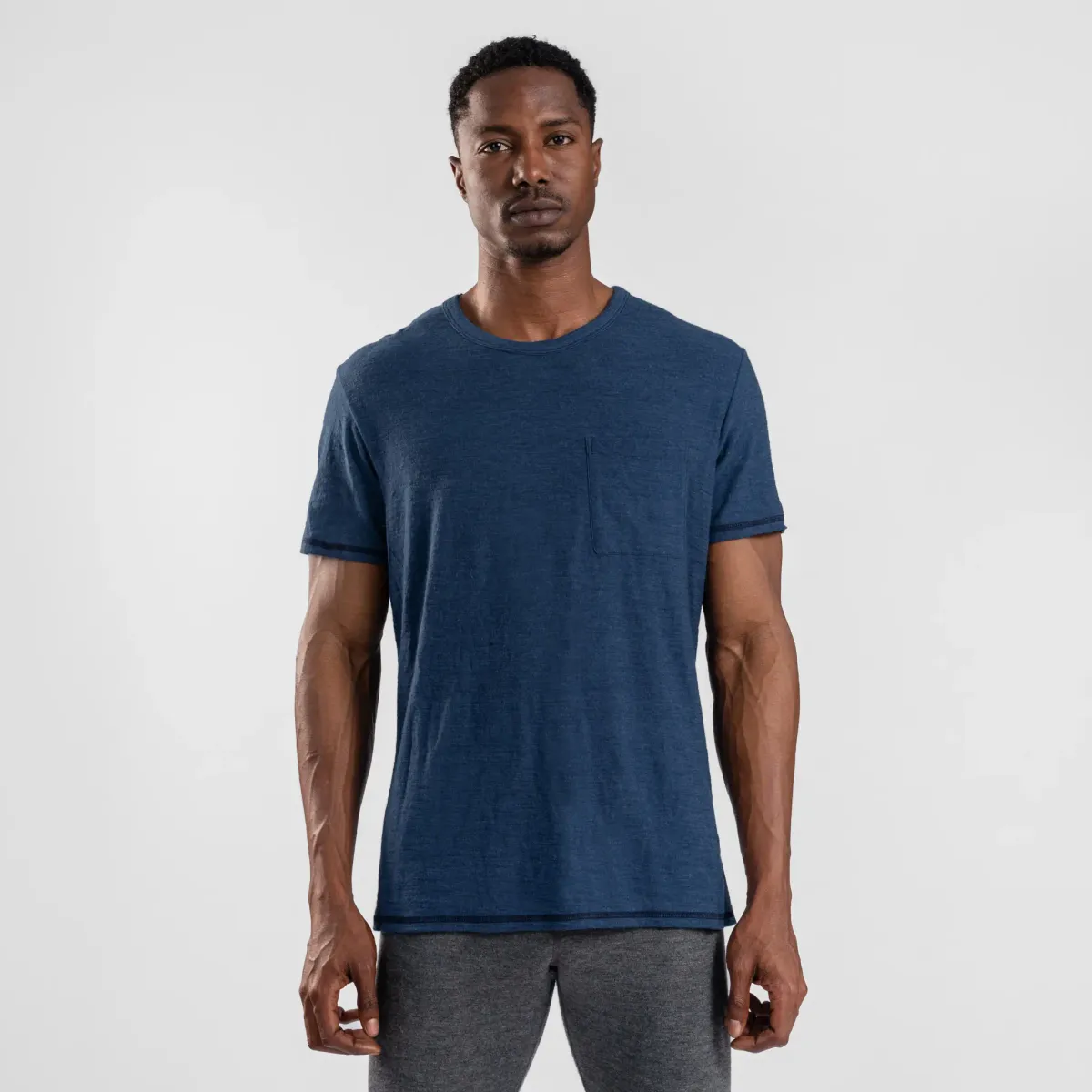 Men's Alpaca Travel Pocket T-Shirt 25