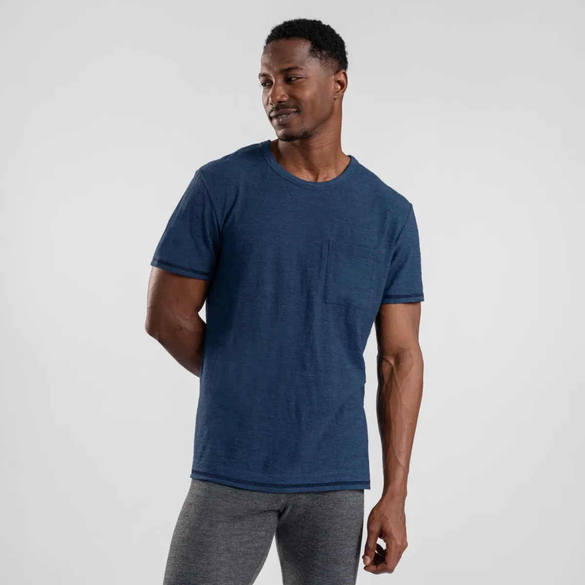 Men's Alpaca Travel Pocket T-Shirt 26