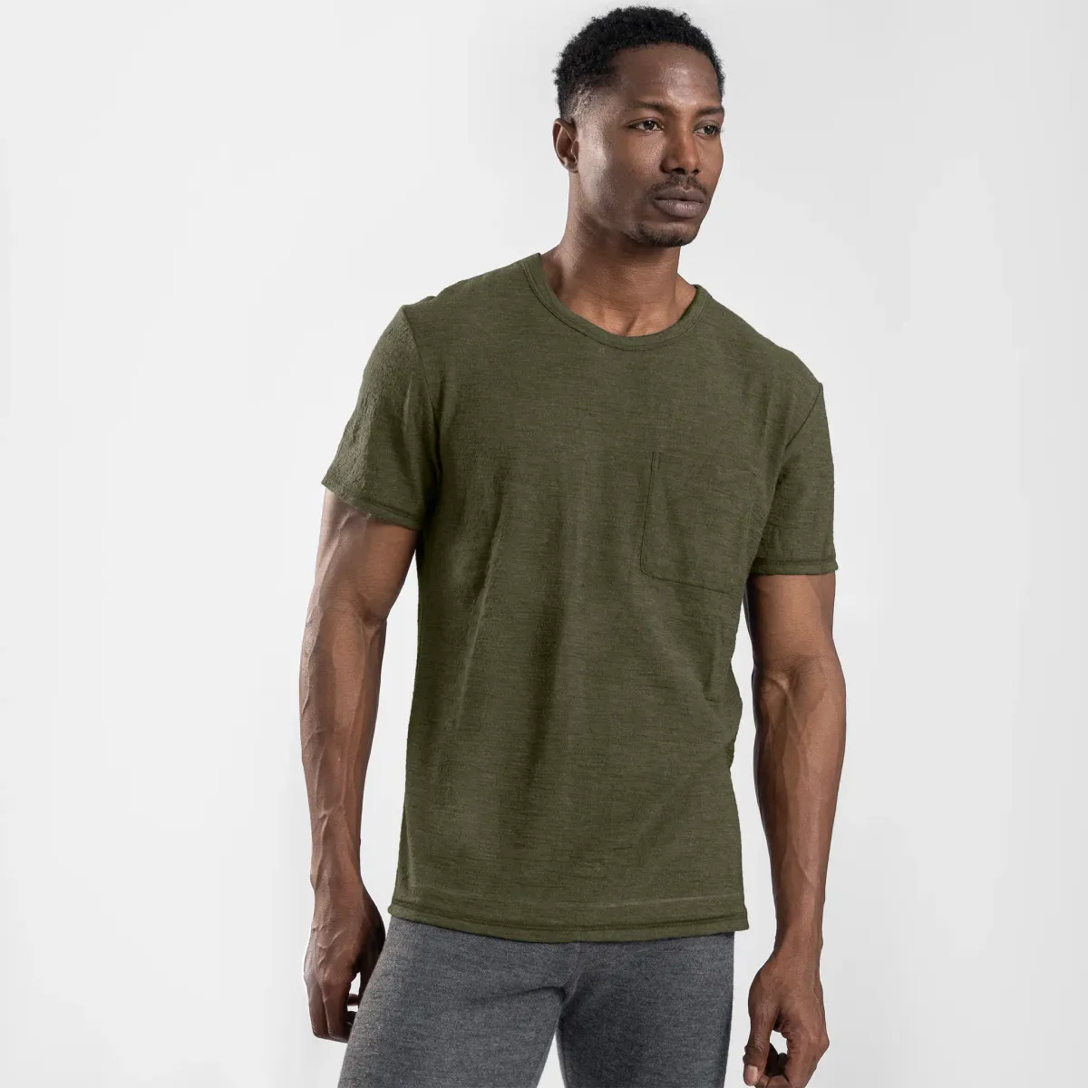 Men's Alpaca Travel Pocket T-Shirt 33