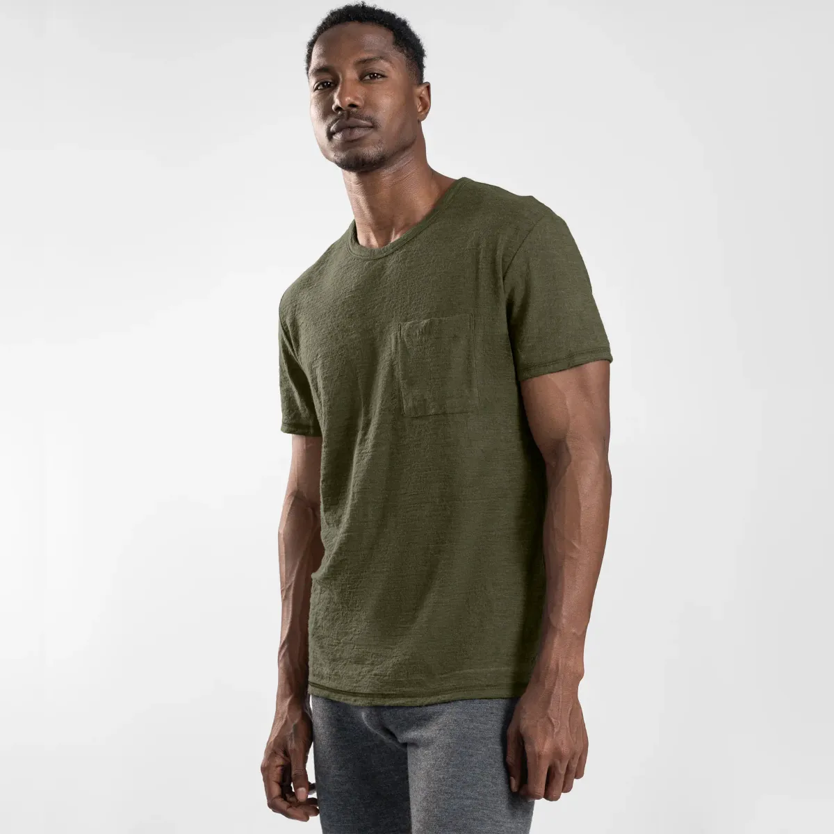 Men's Alpaca Travel Pocket T-Shirt 34