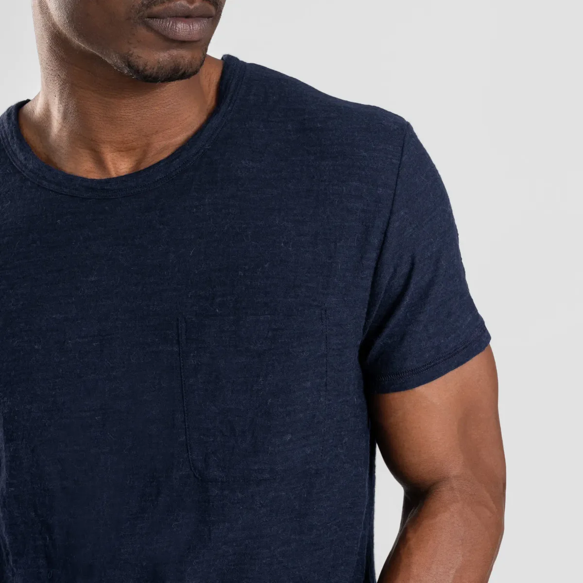 Men's Alpaca Travel Pocket T-Shirt 8