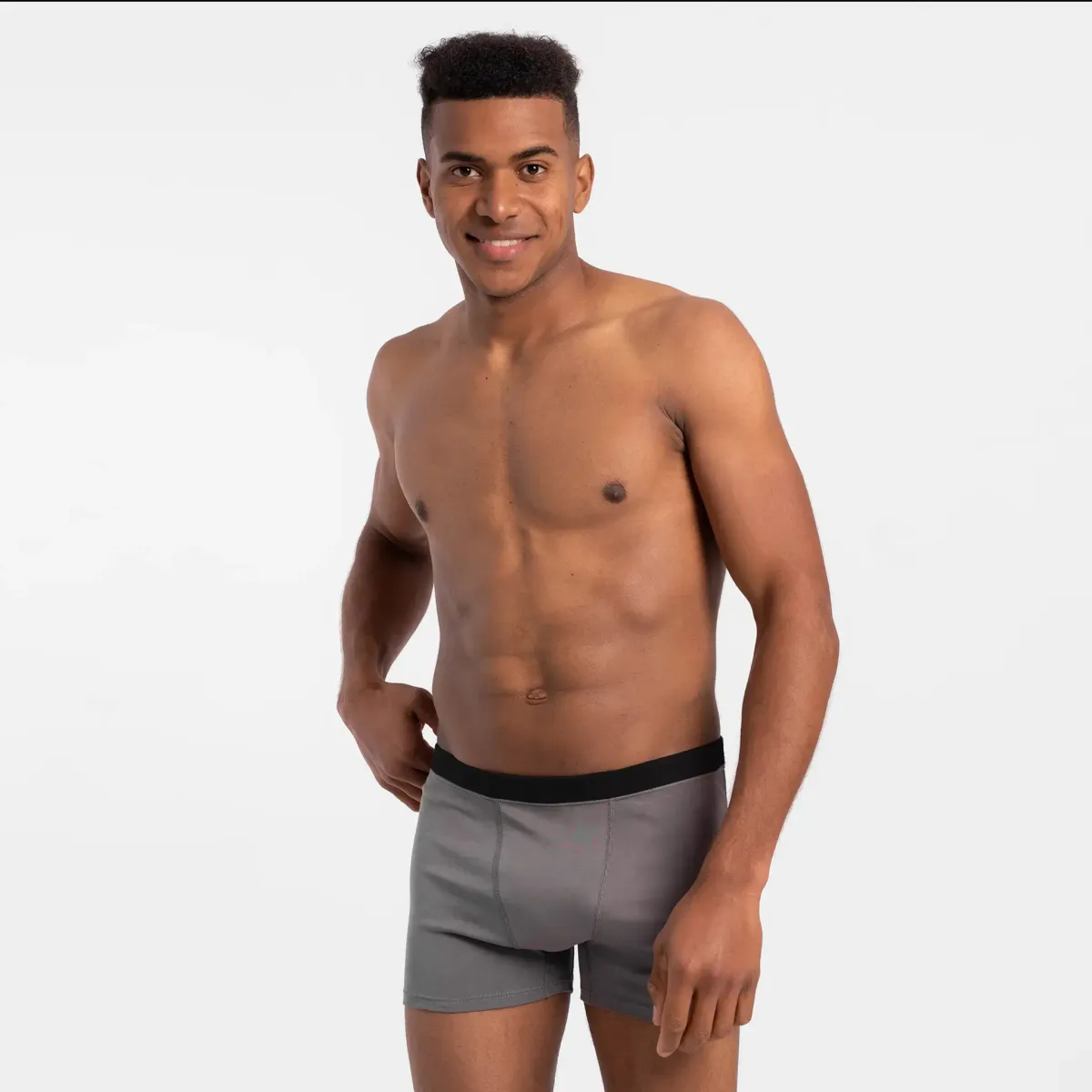 Men's Organic Pima Cotton Boxer Briefs 18