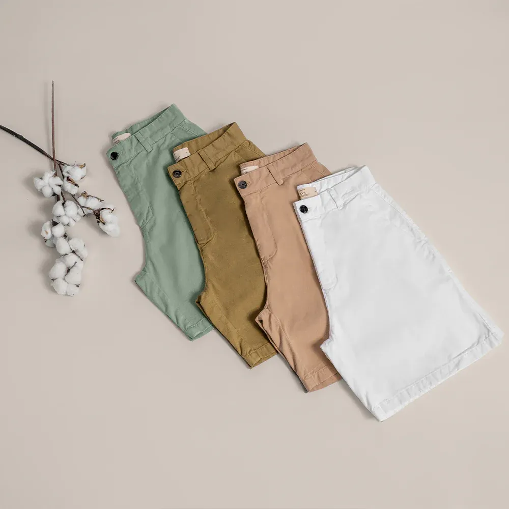 Men's Organic Pima Cotton Chino Shorts 17