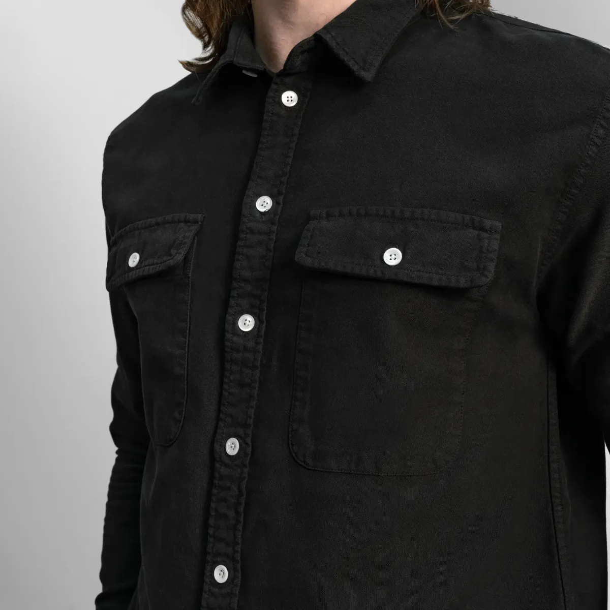 Men's Organic Pima Cotton Classic Shirt - Heavyweight 4