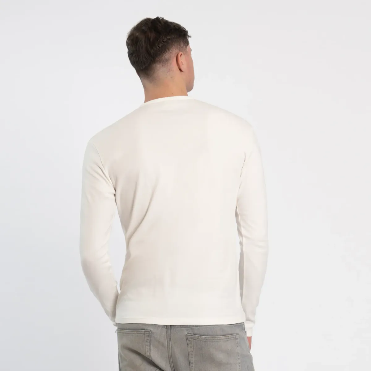 Men's Organic Pima Cotton Long Sleeve Shirt 17