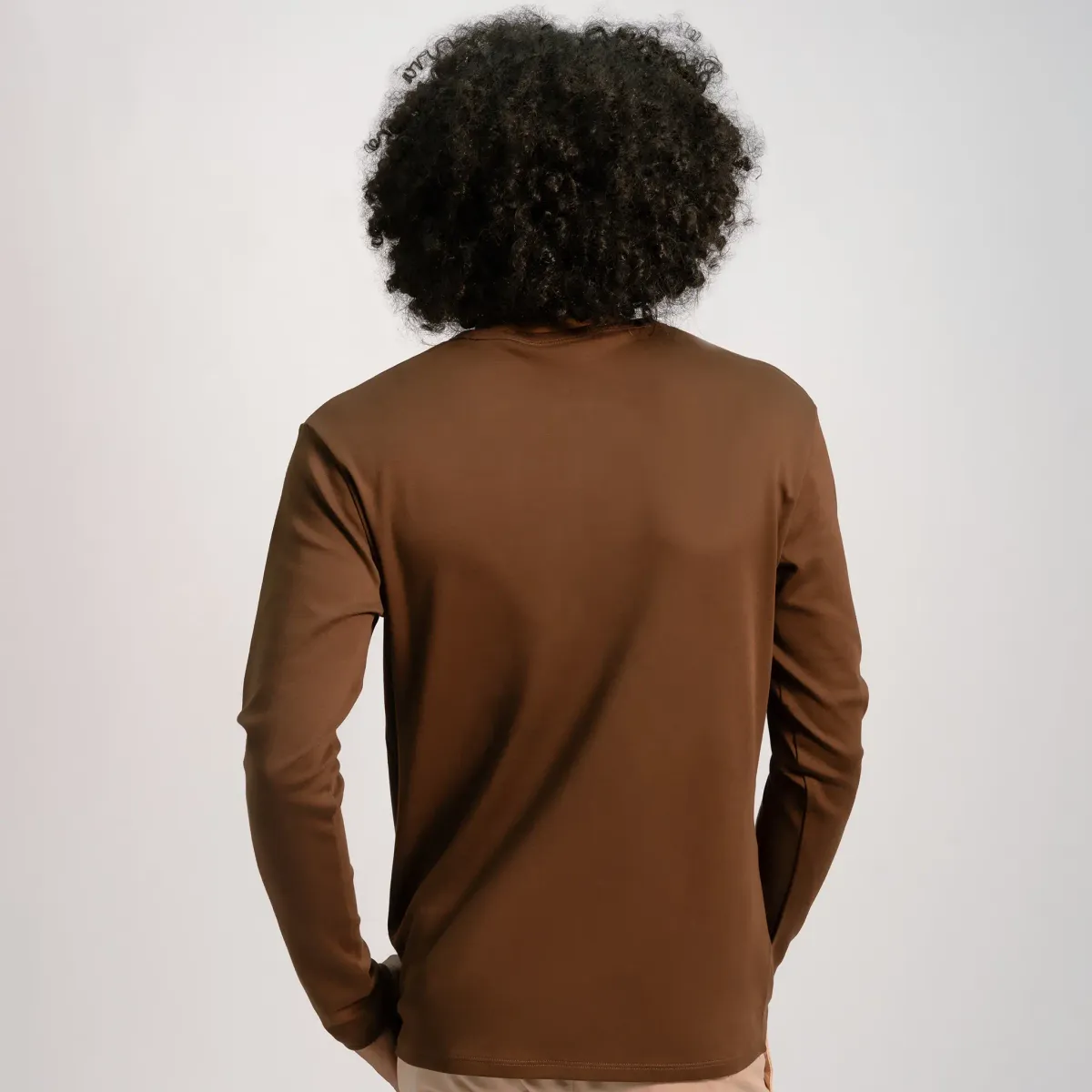 Men's Organic Pima Cotton Long Sleeve Shirt 34