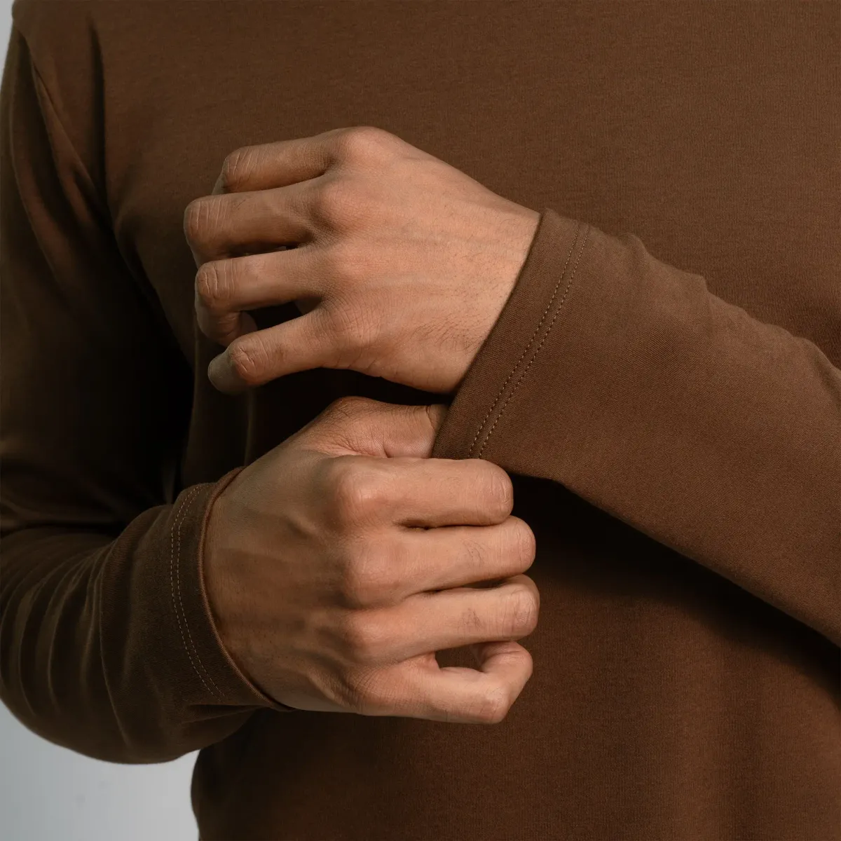 Men's Organic Pima Cotton Long Sleeve Shirt 35