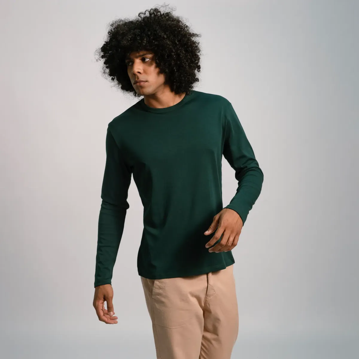 Men's Organic Pima Cotton Long Sleeve Shirt 37