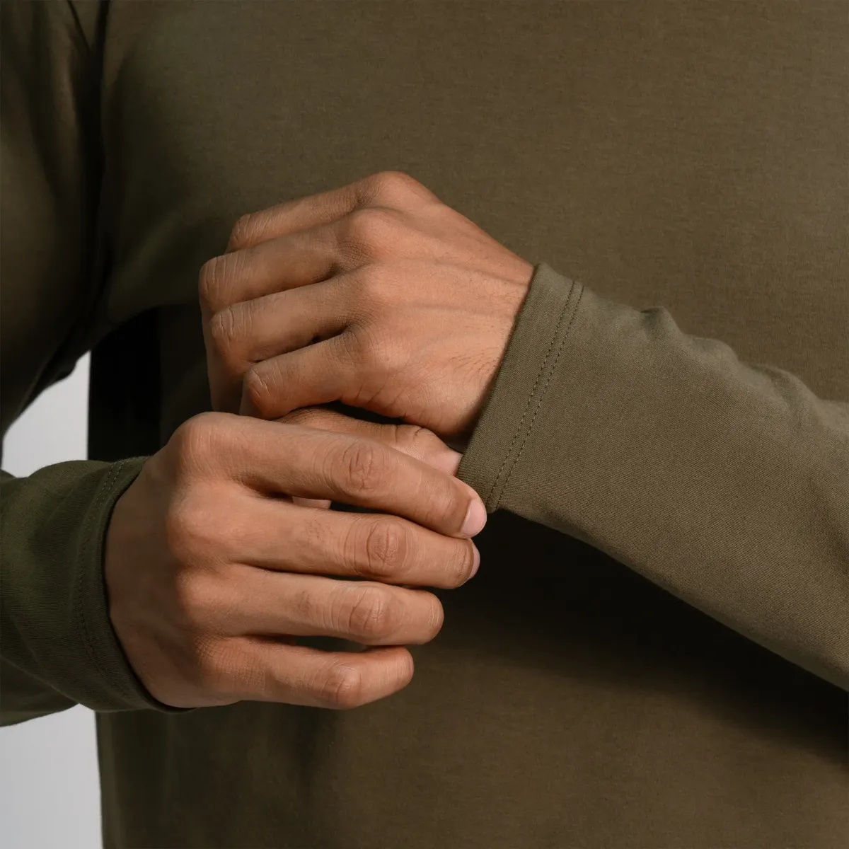 Men's Organic Pima Cotton Long Sleeve Shirt 43