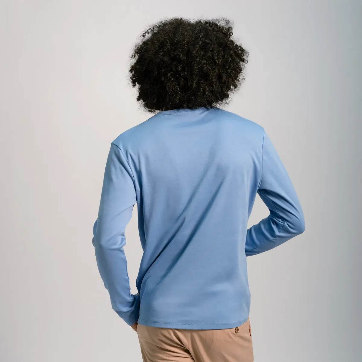 Men's Organic Pima Cotton Long Sleeve Shirt 49