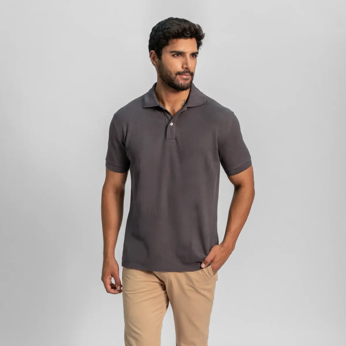 Men's Organic Pima Cotton Polo Shirt 5