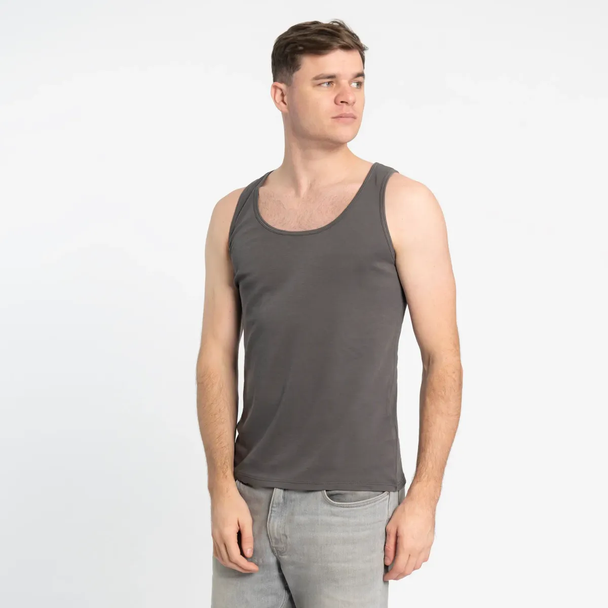 Men's Organic Pima Cotton Tank Top 12