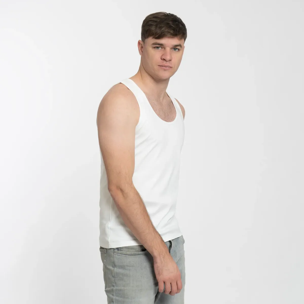 Men's Organic Pima Cotton Tank Top 15