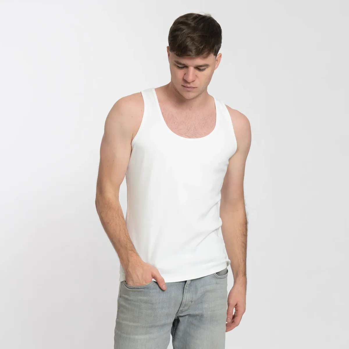 Men's Organic Pima Cotton Tank Top 16