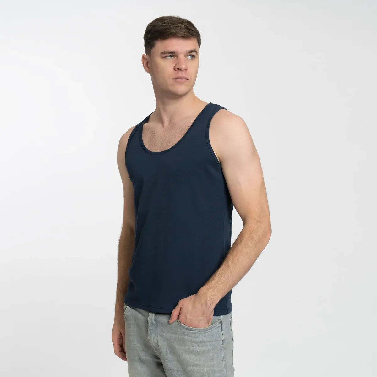 Men's Organic Pima Cotton Tank Top 3