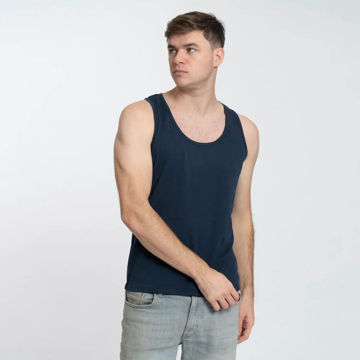Men's Organic Pima Cotton Tank Top 5