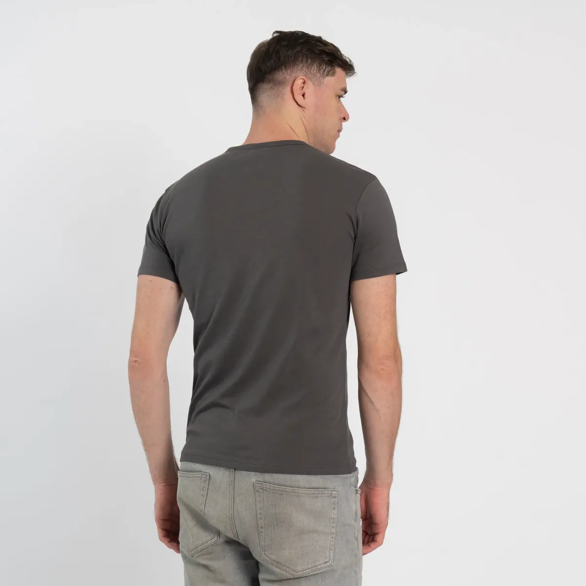 Men's Organic Pima Cotton V-Neck T-Shirt 13