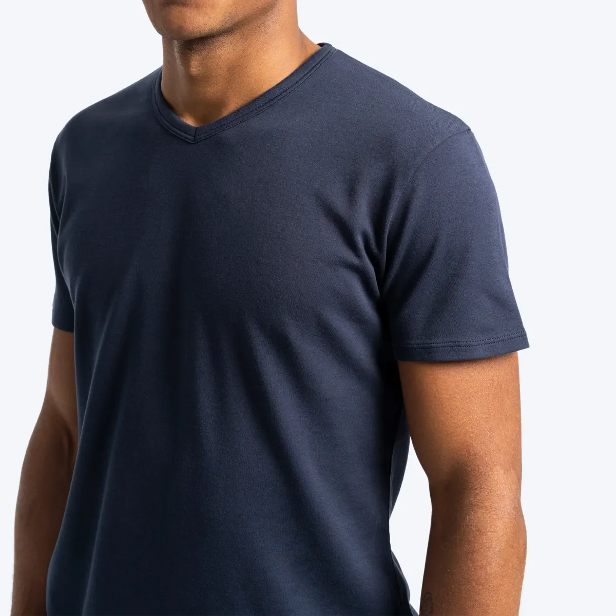 Men's Organic Pima Cotton V-Neck T-Shirt 18