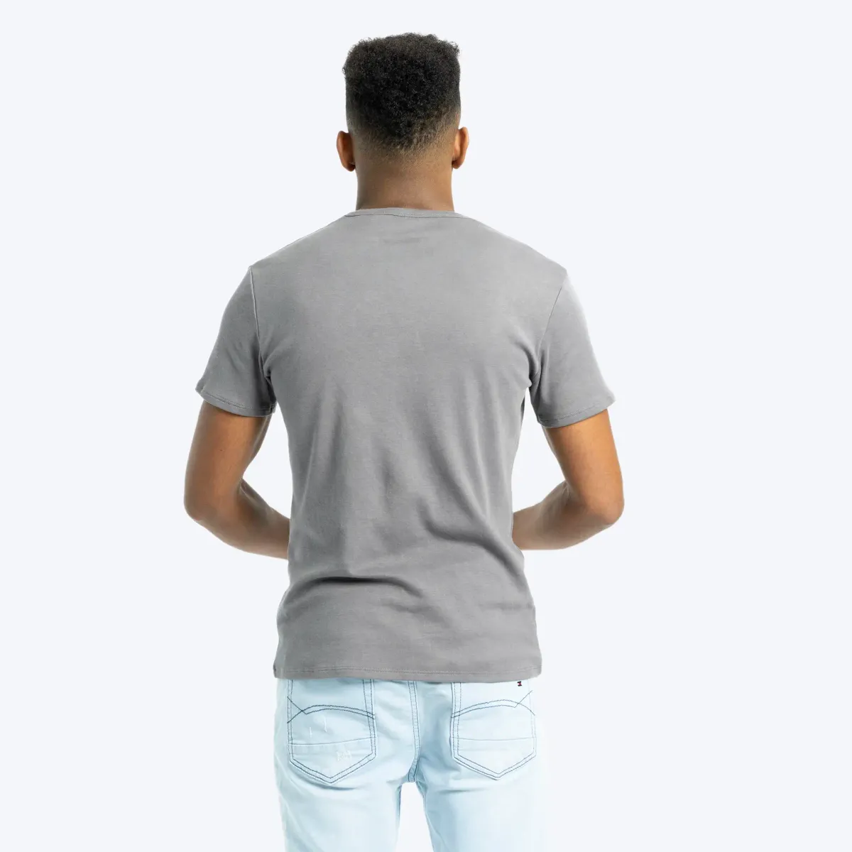 Men's Organic Pima Cotton V-Neck T-Shirt 5