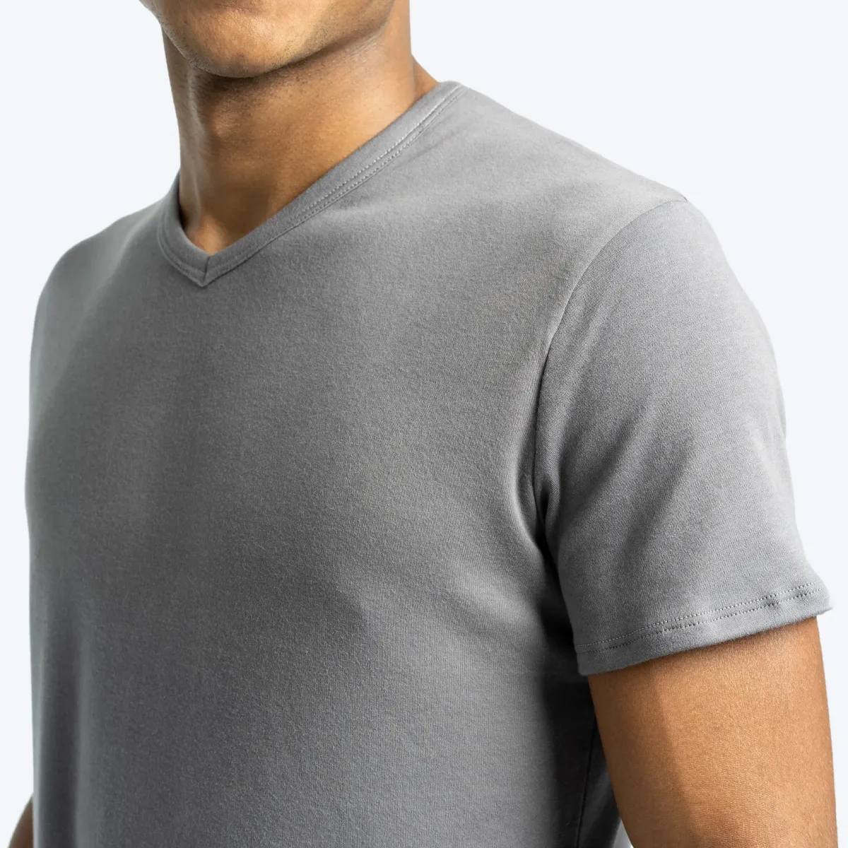 Men's Organic Pima Cotton V-Neck T-Shirt 6