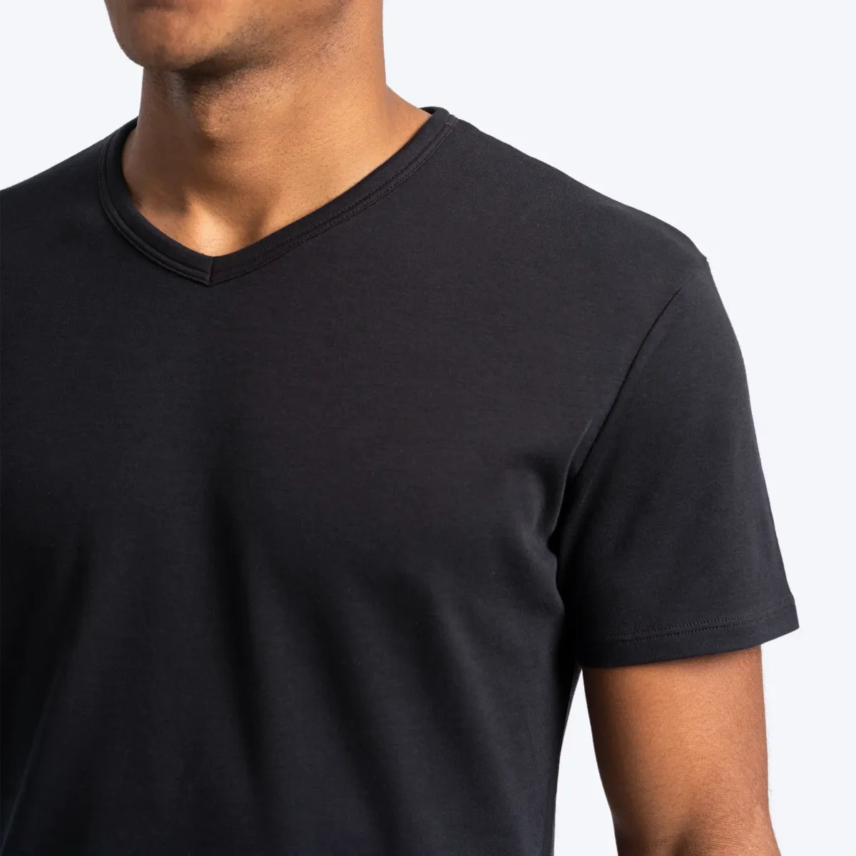 Men's Organic Pima Cotton V-Neck T-Shirt 10