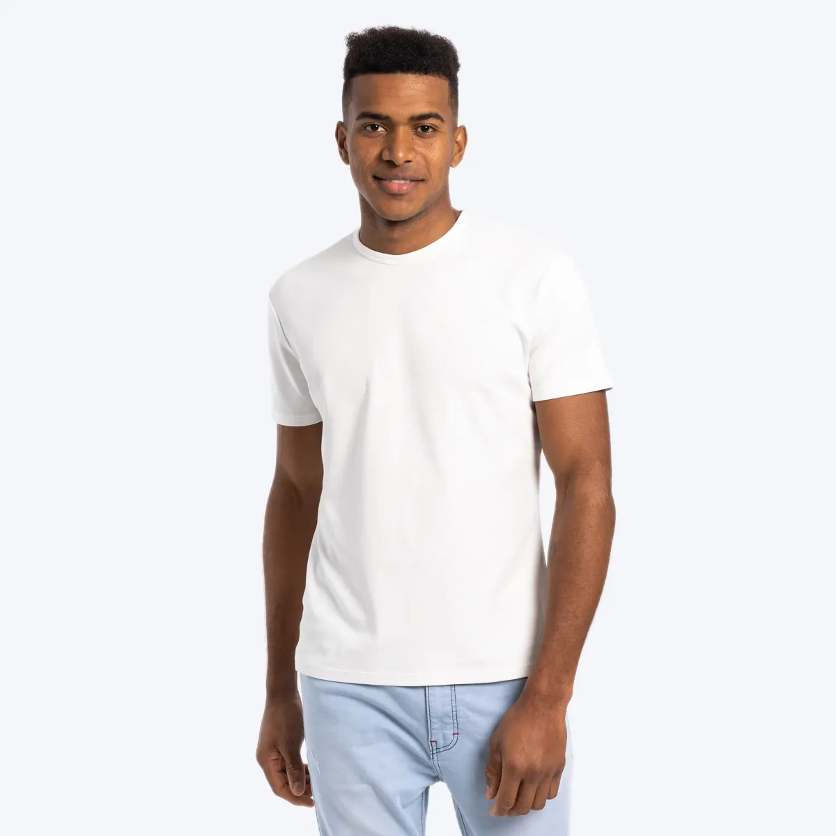 Mix 2 Pack - Men's Organic Pima Cotton T-Shirt & Boxer Briefs 12
