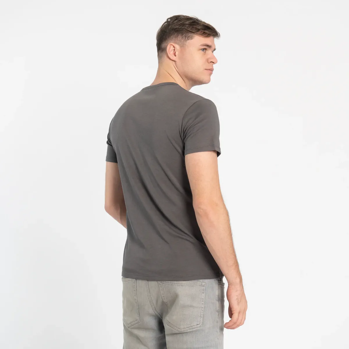 Mix 2 Pack - Men's Organic Pima Cotton T-Shirt & Boxer Briefs 19