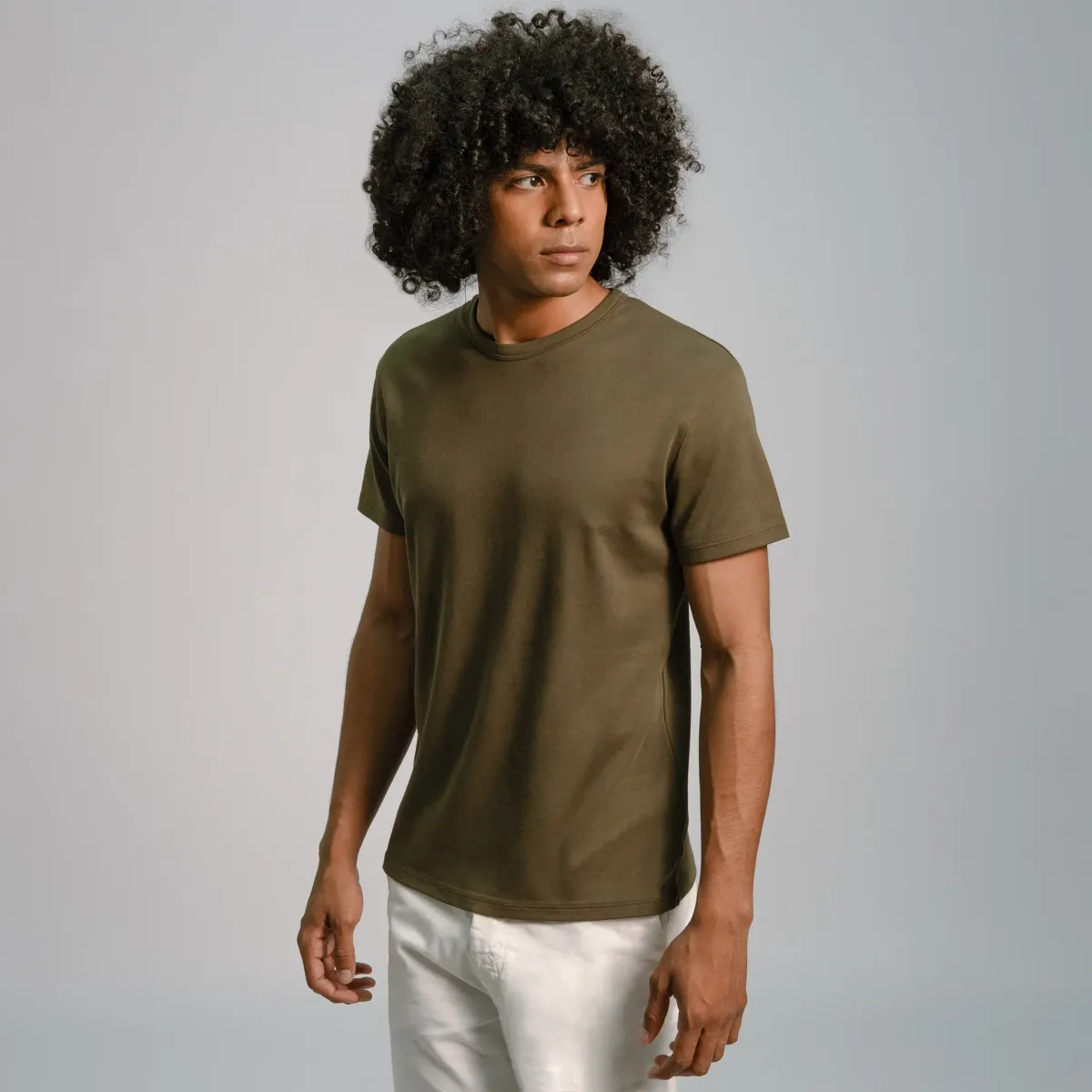 Mix 2 Pack - Men's Organic Pima Cotton T-Shirt & Boxer Briefs 34