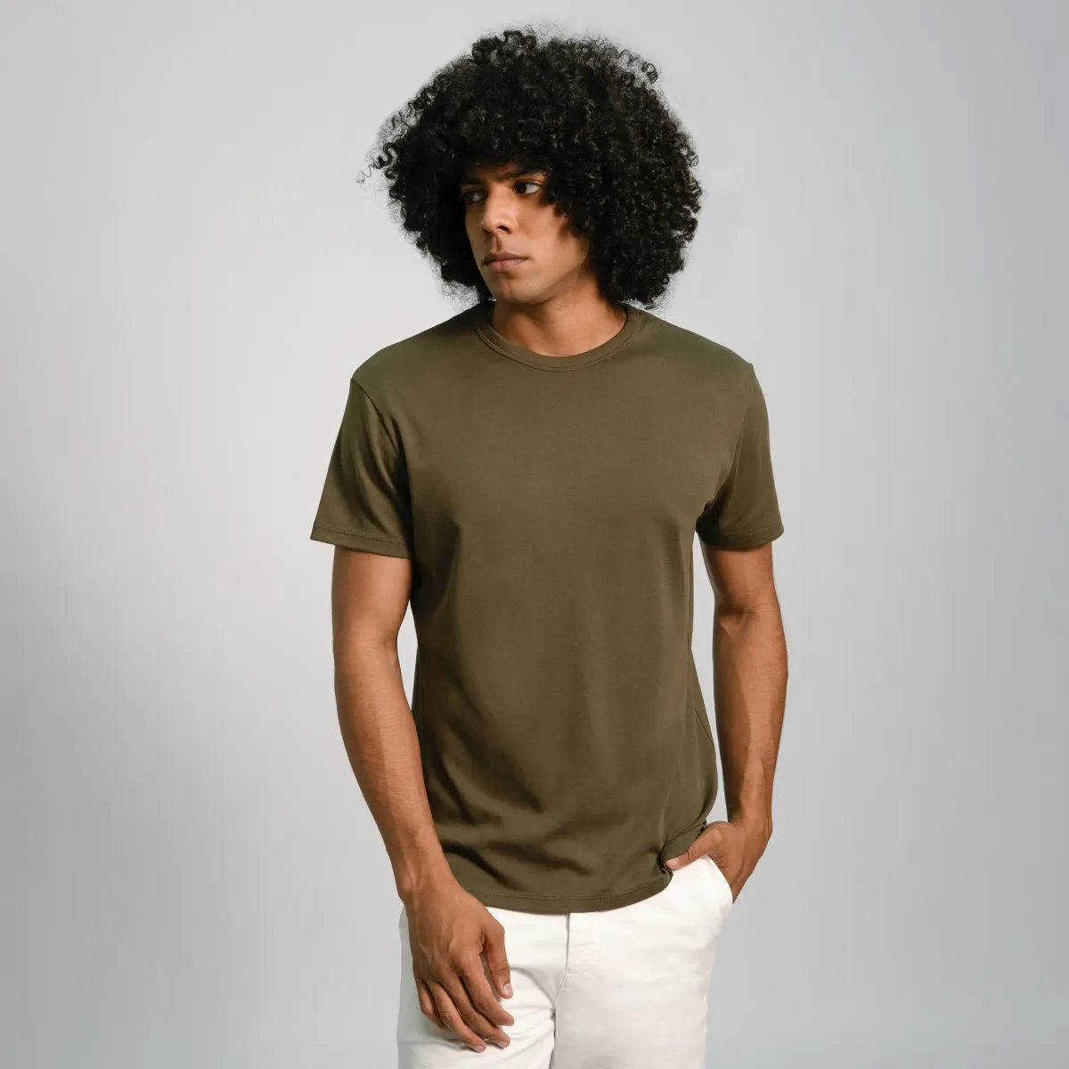 Mix 2 Pack - Men's Organic Pima Cotton T-Shirt & Boxer Briefs 35