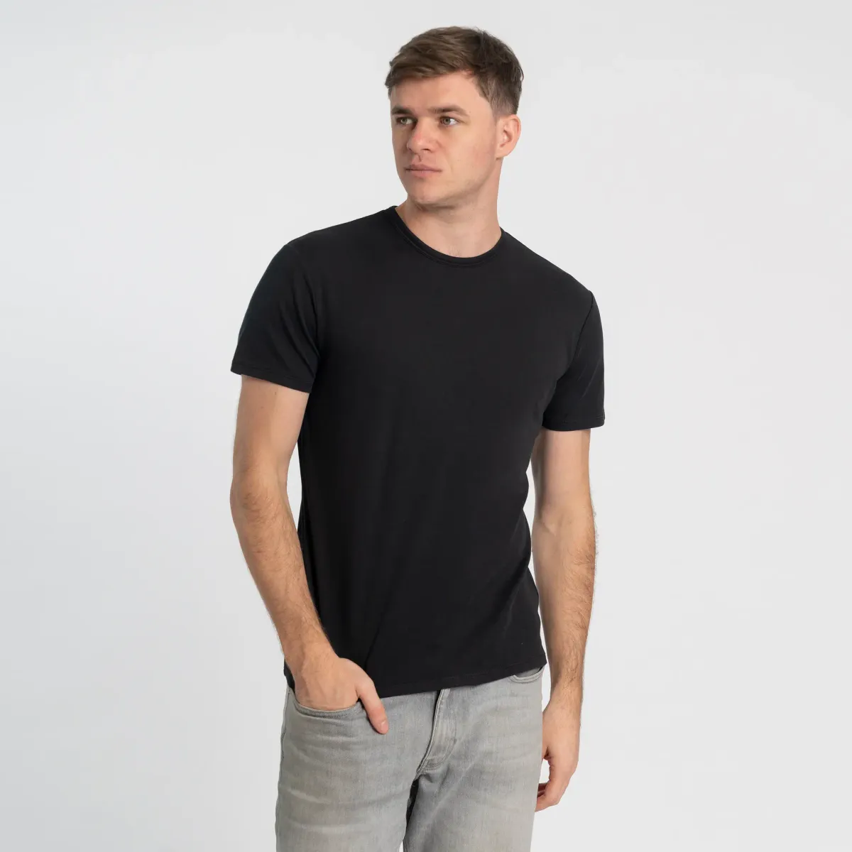 Mix 2 Pack - Men's Organic Pima Cotton T-Shirt & Boxer Briefs 5