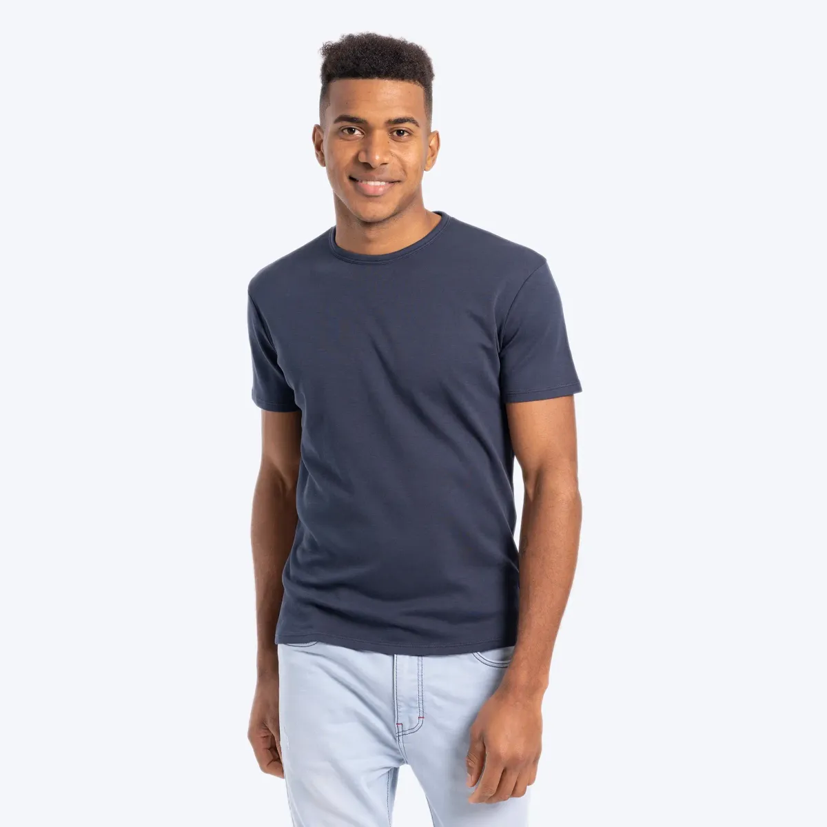 Mix 2 Pack - Men's Organic Pima Cotton T-Shirt & Boxer Briefs 8