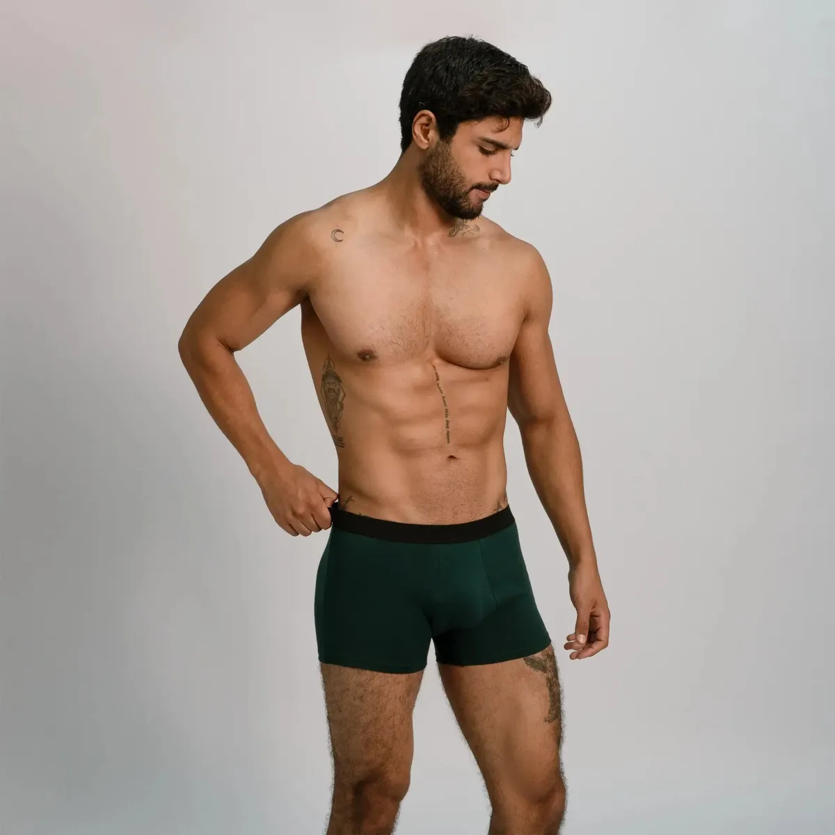 Mix 2 Pack - Men's Organic Pima Cotton T-Shirt & Boxer Briefs 75
