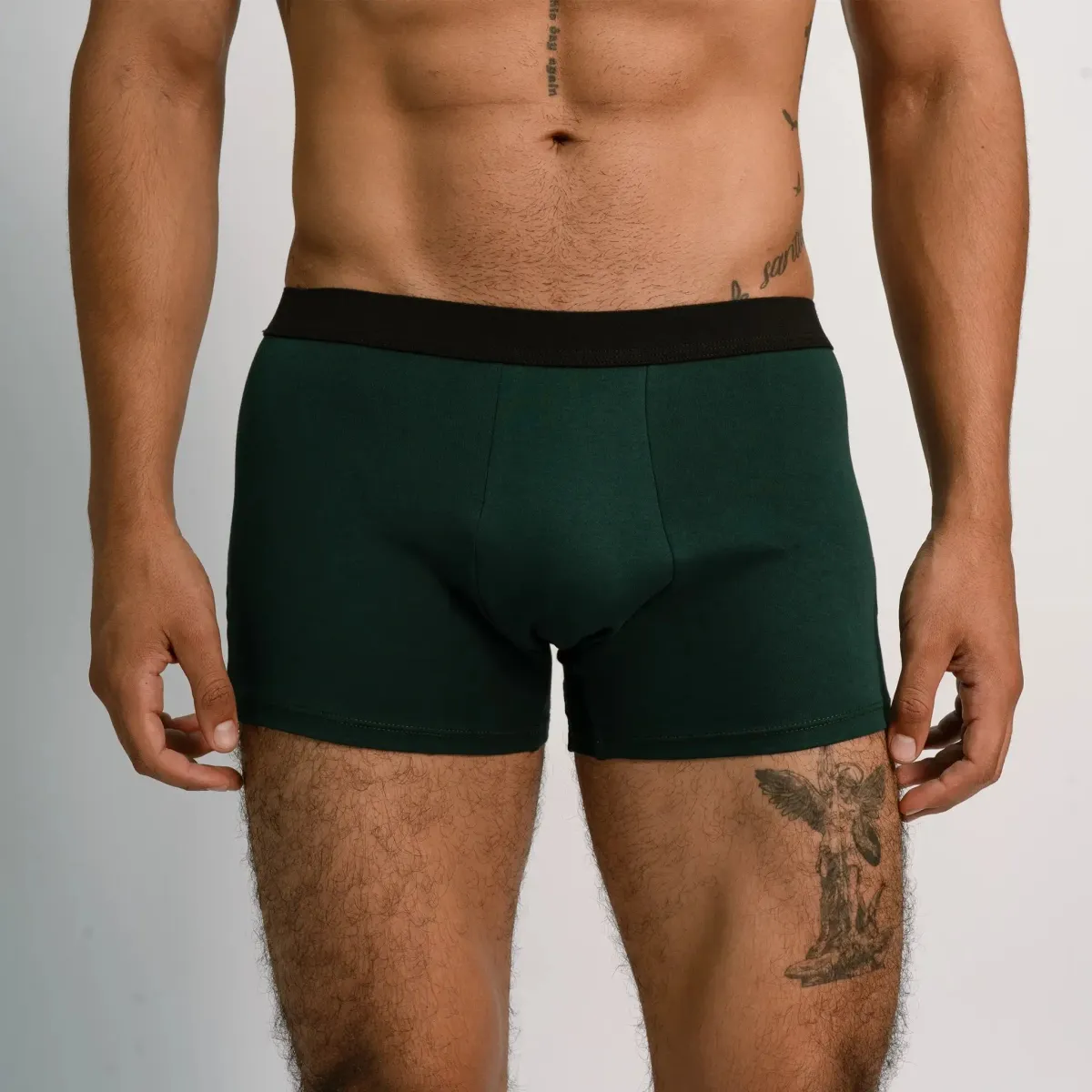 Mix 2 Pack - Men's Organic Pima Cotton T-Shirt & Boxer Briefs 76