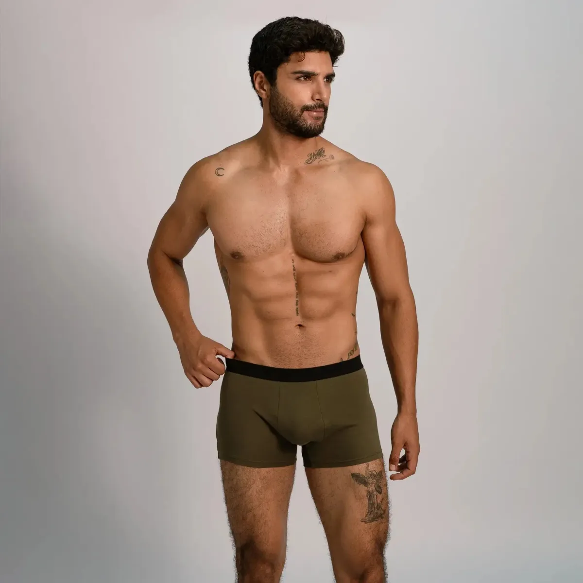 Mix 2 Pack - Men's Organic Pima Cotton T-Shirt & Boxer Briefs 79