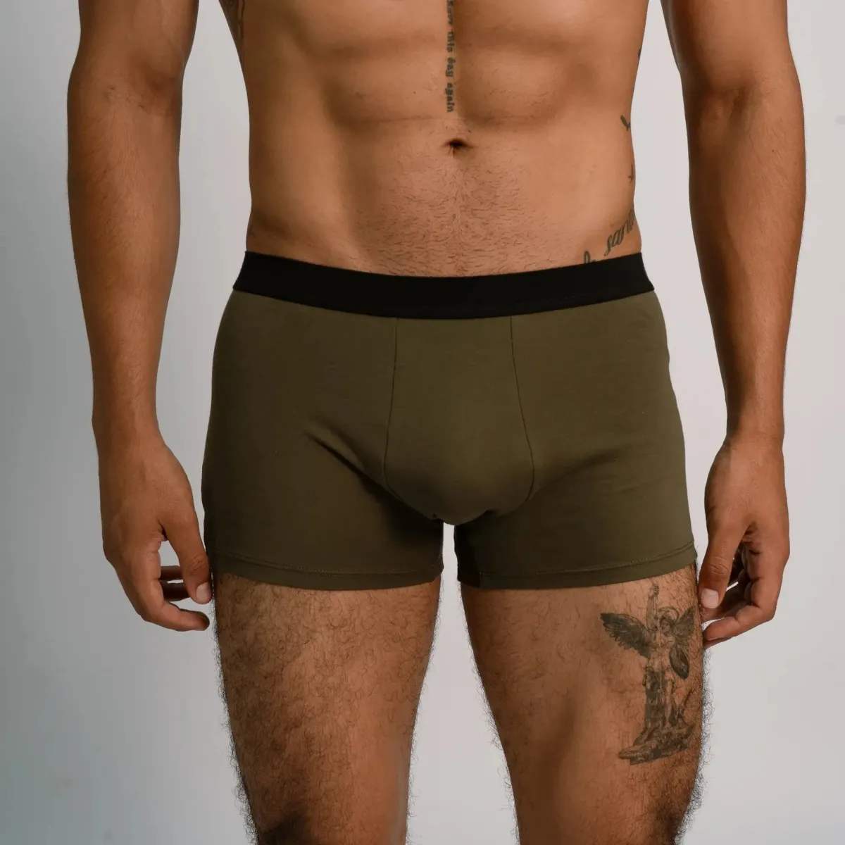 Mix 2 Pack - Men's Organic Pima Cotton T-Shirt & Boxer Briefs 80