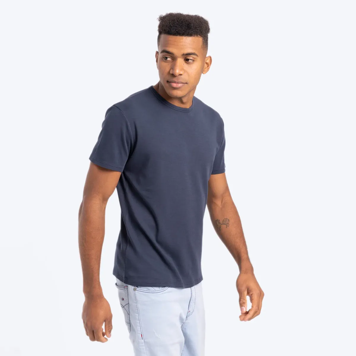 Mix 2 Pack - Men's Organic Pima Cotton T-Shirt & Boxer Briefs 9