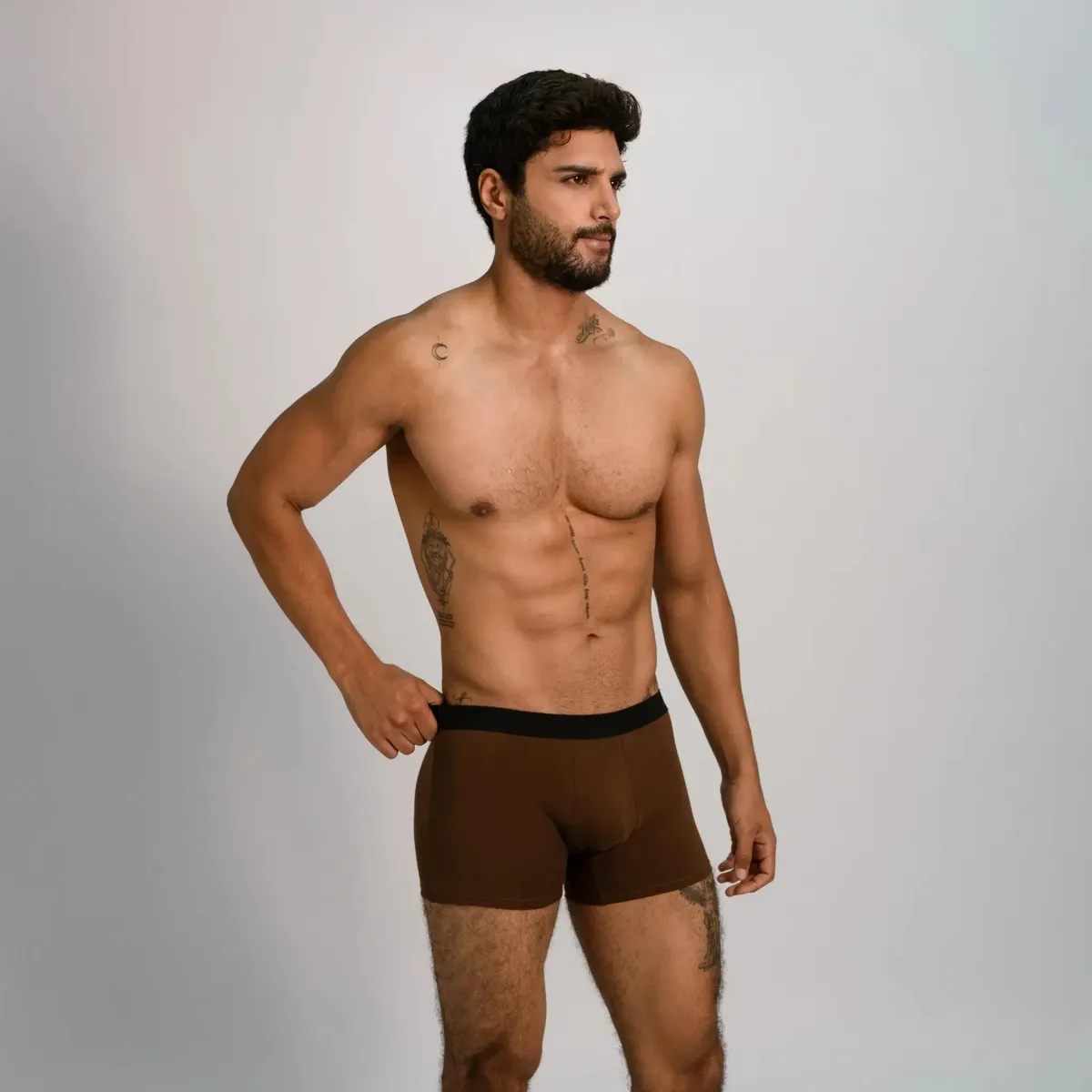 Mix 2 Pack - Men's Organic Pima Cotton T-Shirt & Boxer Briefs 83