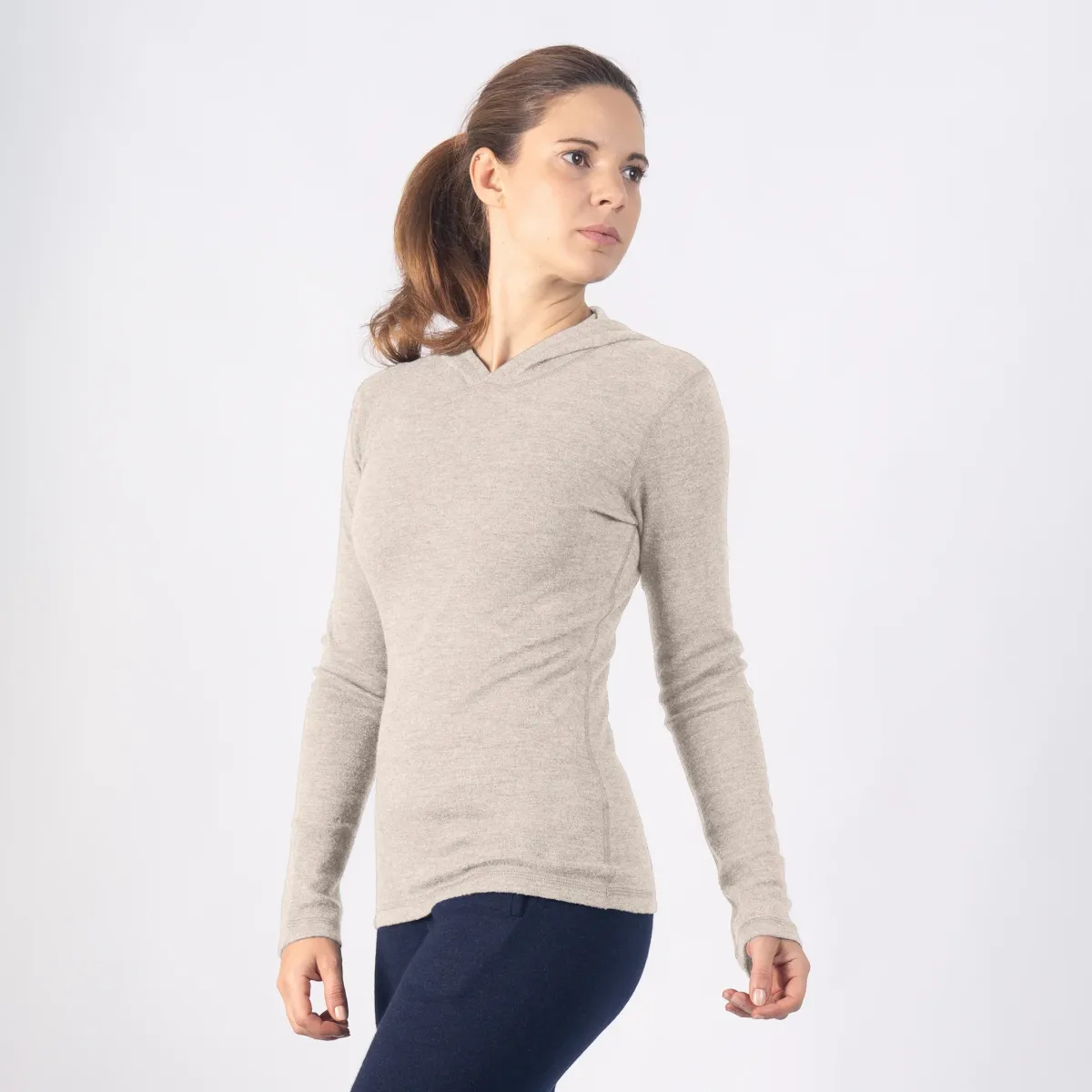 Women's Alpaca Pullover Hoodie 6