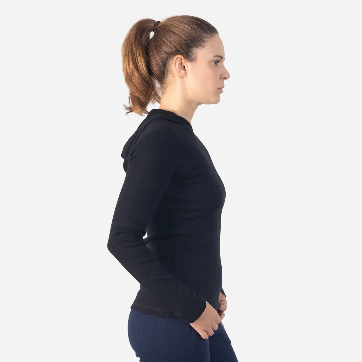 Women's Alpaca Pullover Hoodie 7