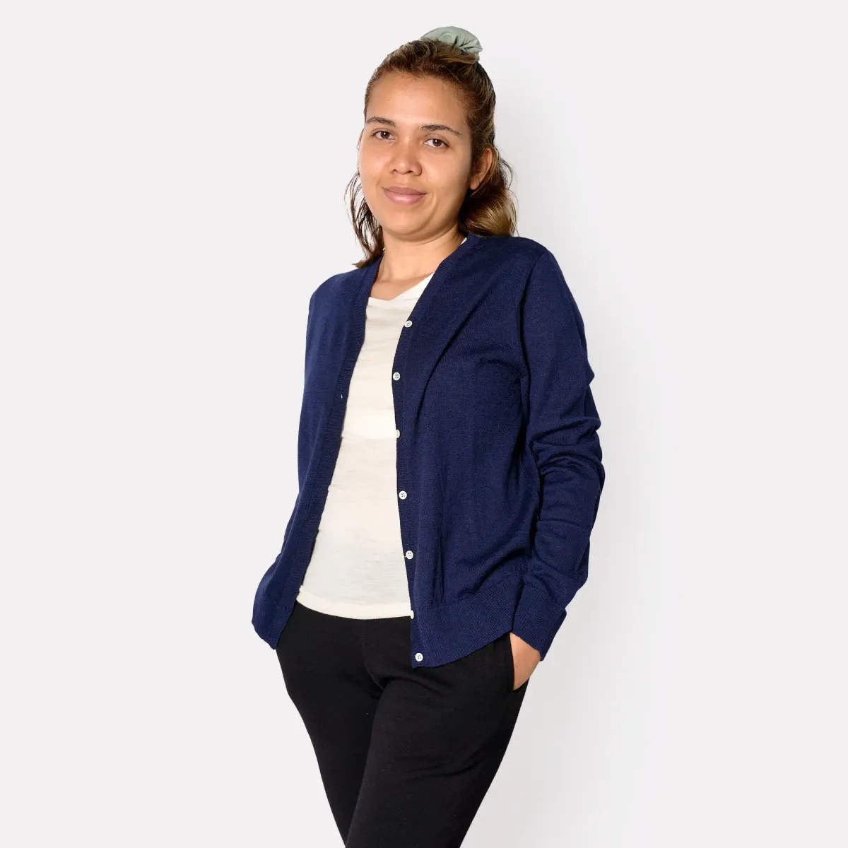 Women's Alpaca Wool Cardigan 11