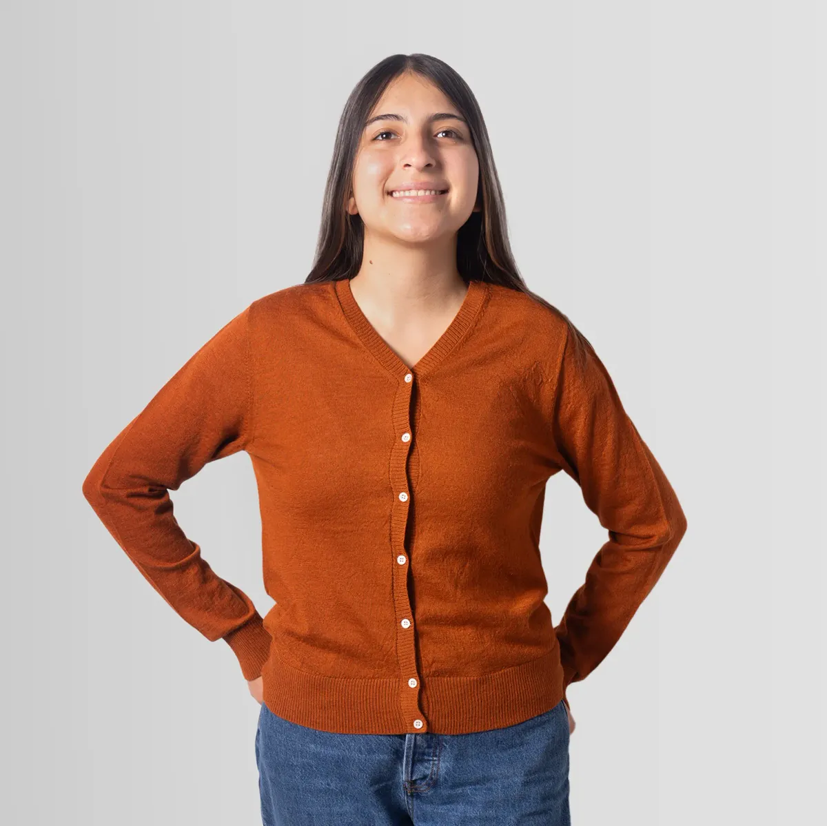 Women's Alpaca Wool Cardigan 29