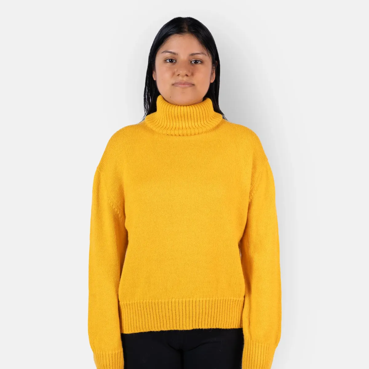 Women's Alpaca Wool Turtleneck Sweater 13